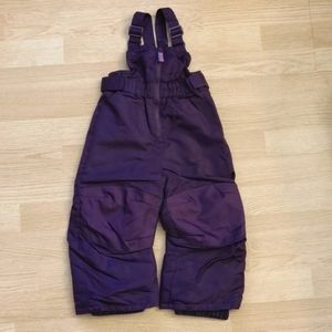 Cherokee Purple Snowbibs. Winter Cozy